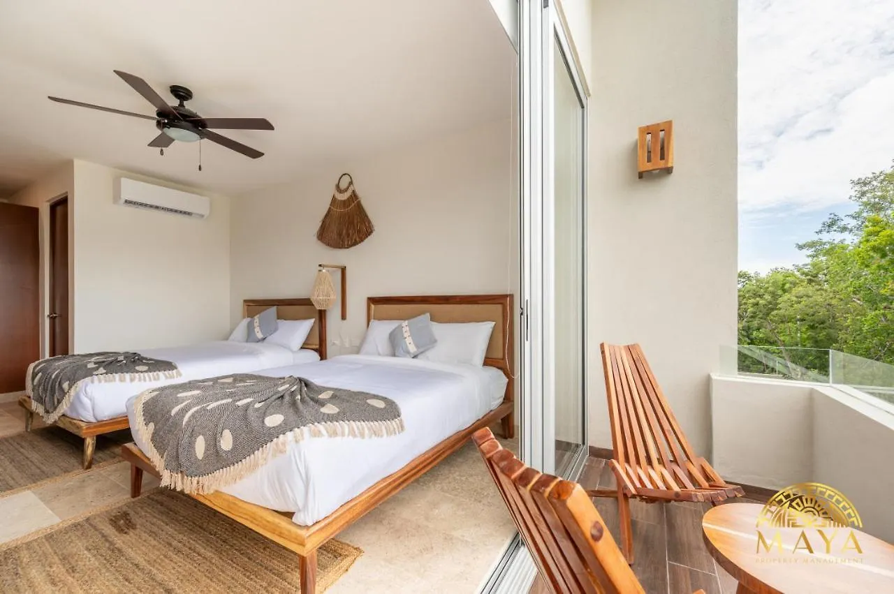 Nhoa 305A Lux 2Br Condo Pool View In Aldea Zama Tulum